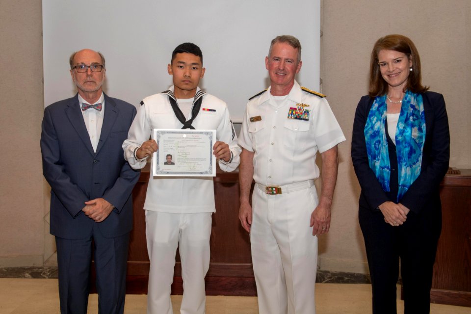 U.S. Navy Naturalization Ceremony photo