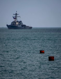 Sea Breeze 2019 - USS Carney (DDG 64) pulls into Odesa, Uk…