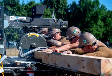 NMCB 133 Begins Construction of a Hardened Sentry Post Dur…