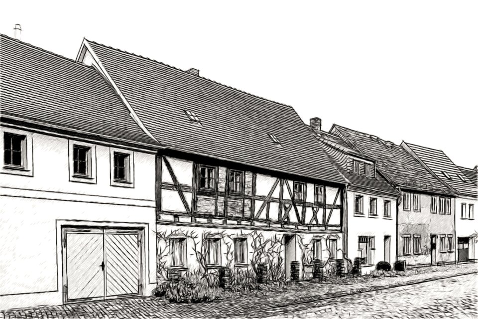 Houses fachwerkhaus facades