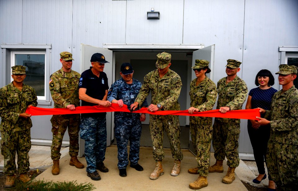 NMCB 133 Participates in Ribbon Cutting
