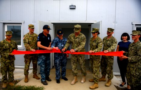 NMCB 133 Participates in Ribbon Cutting photo