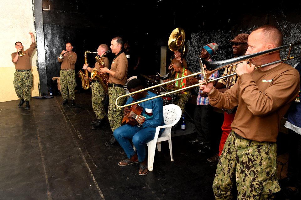 U.S. Naval Forces Europe Band Topside
