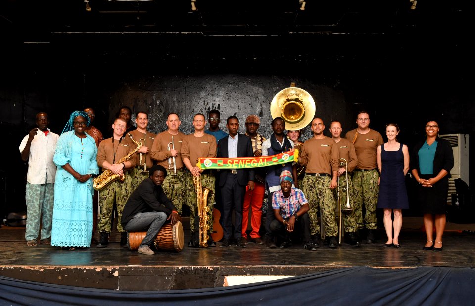 U.S. Naval Forces Europe Band Topside