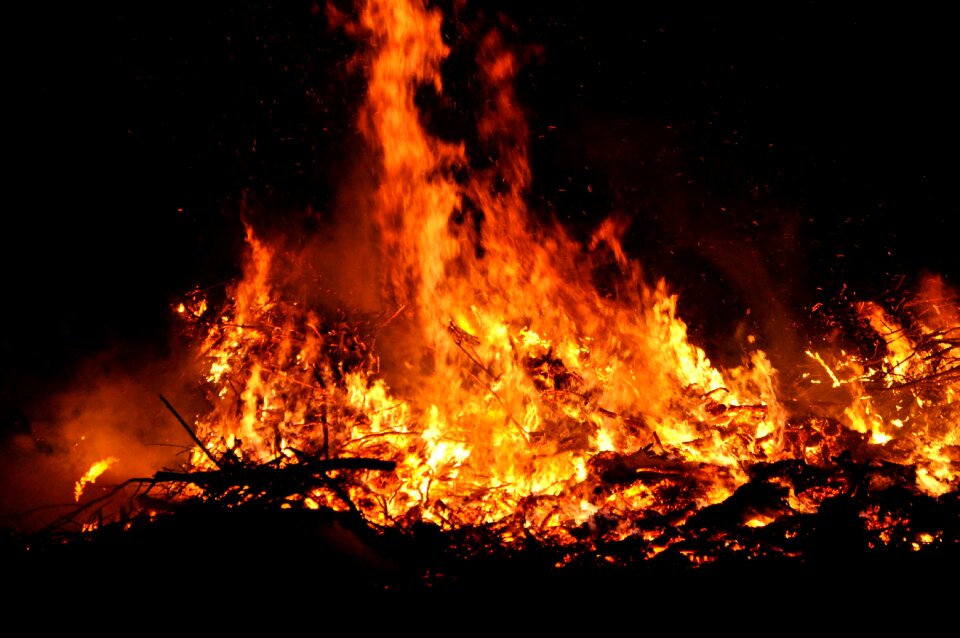 Easter fire flame night
