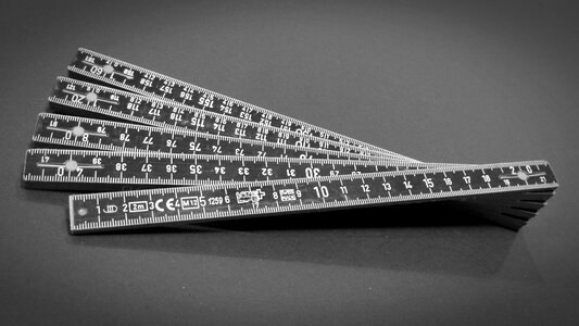 Centimeters measure craft photo