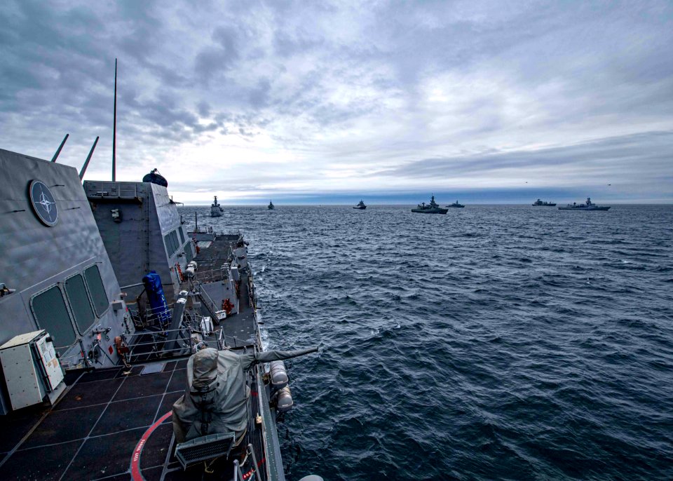 190911-N-UB406-0134 ATLANTIC OCEAN (Sept. 11, 2019) Ships …
