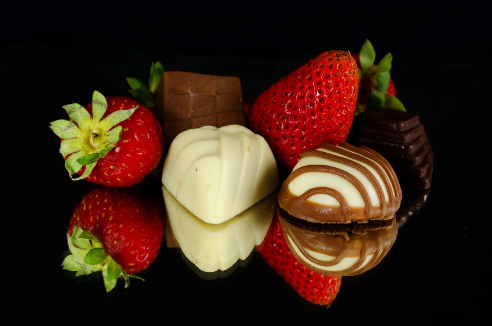 Sweet strawberry fruit