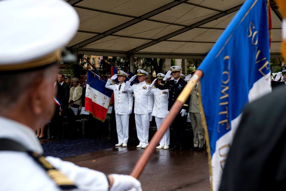RADM Zirkle Honors Navy Grasse Day with Oldest Ally
