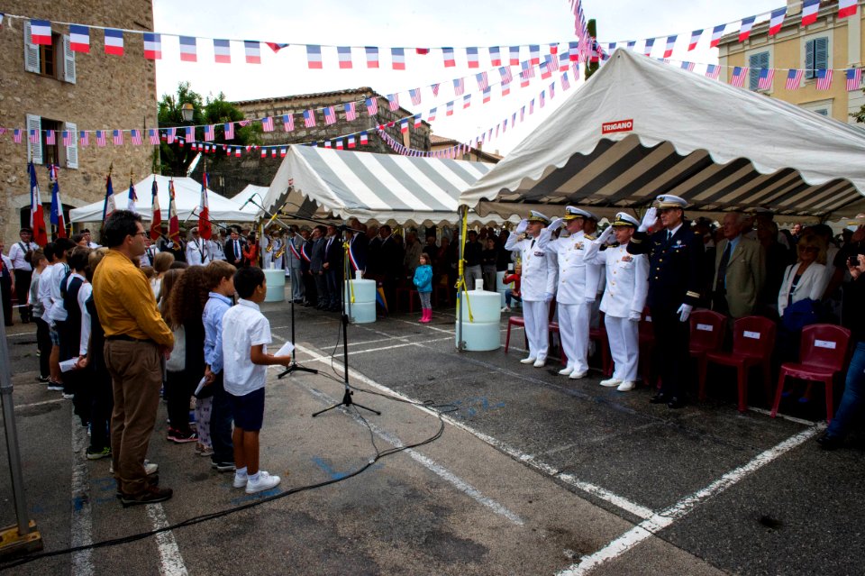 RADM Zirkle Honors Navy Grasse Day with Oldest Ally