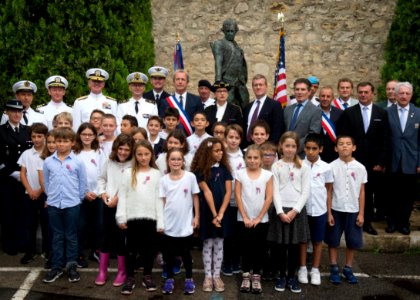 RADM Zirkle Honors Navy Grasse Day with Oldest Ally