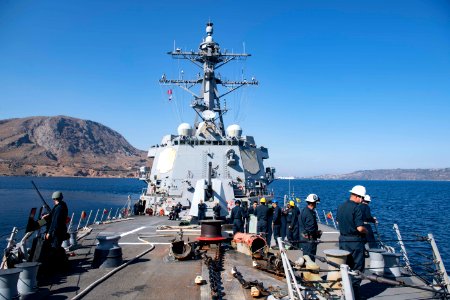Forrest Sherman is underway on deployment