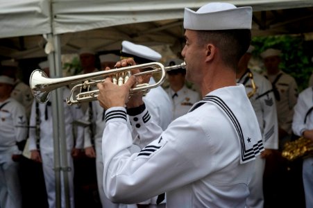 CNE-CNA Band performance at 57th French-American Navy Gras…