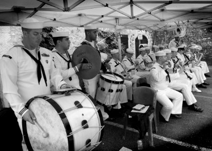 CNE-CNA Band performance at 57th French-American Navy Gras…