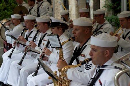 CNE-CNA Band performance at 57th French-American Navy Gras…