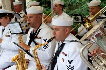 CNE-CNA Band performance at 57th French-American Navy Gras…