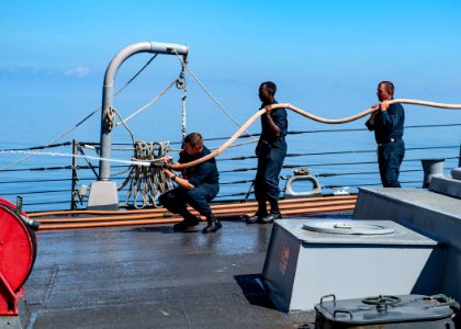 Forrest Sherman is underway on deployment