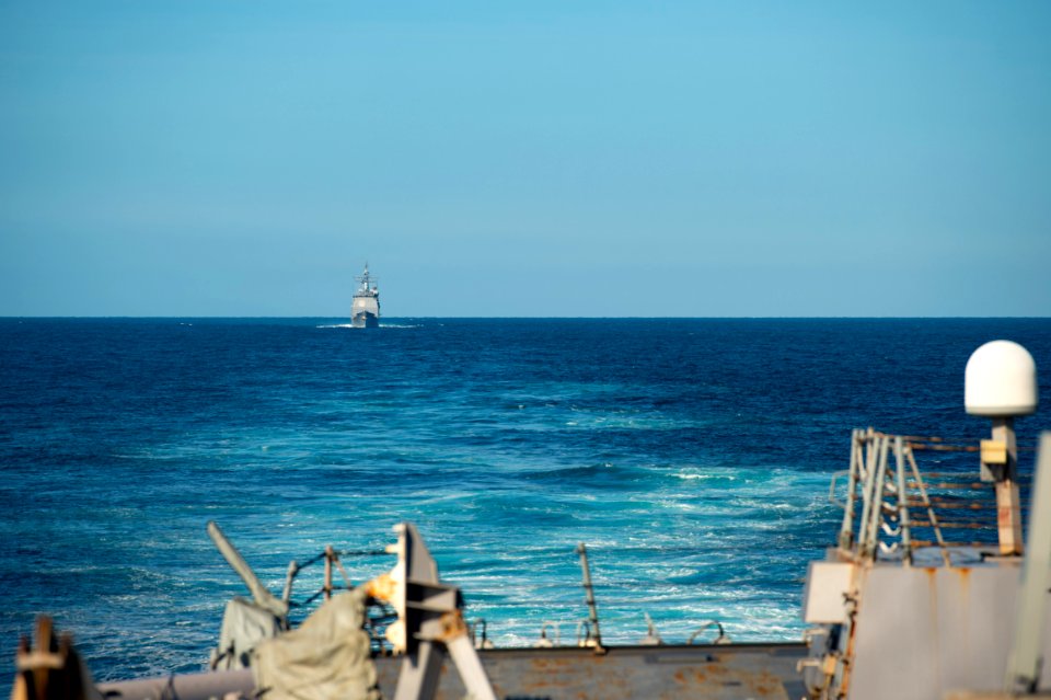 USS Farragut transits Strait of Gibraltar