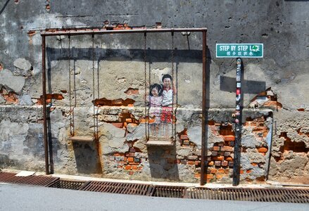 Street wall urban photo