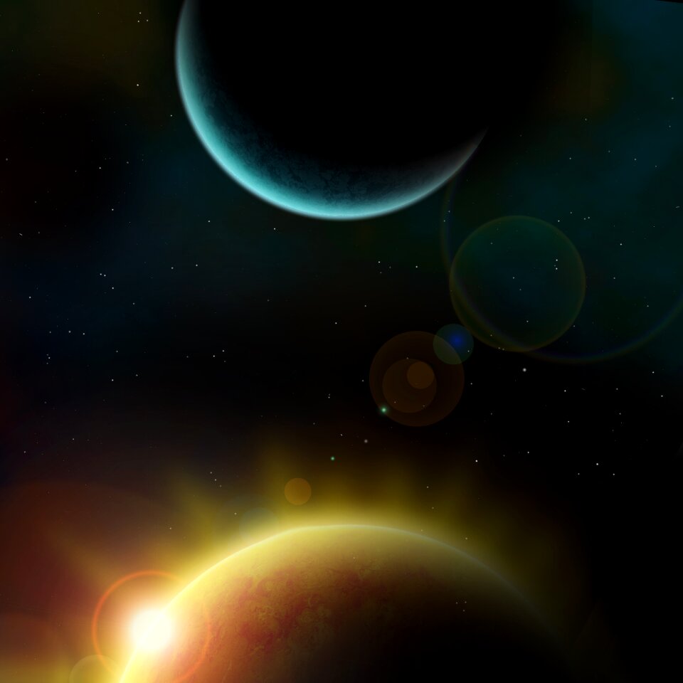 Space travel star starry sky