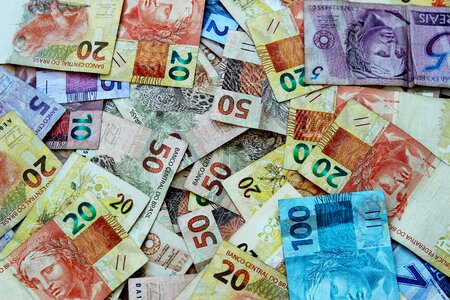 Note brazilian currency brazil photo