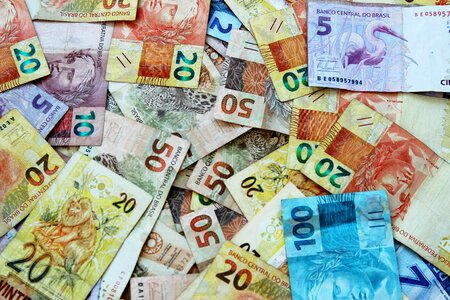 Note brazilian currency brazil