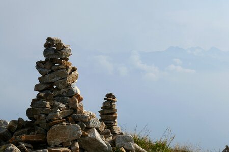 Hiking stones balance
