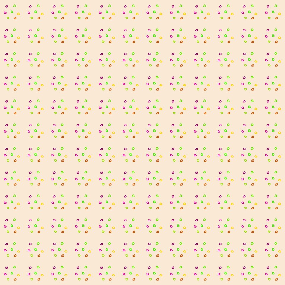Pattern background heart small heart