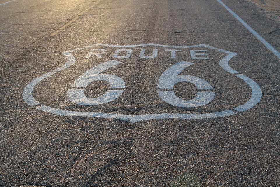Travel route 66 photo