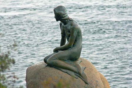 Statue danish famous sculpture photo