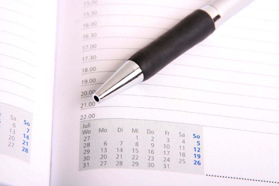 Note appointment schedule