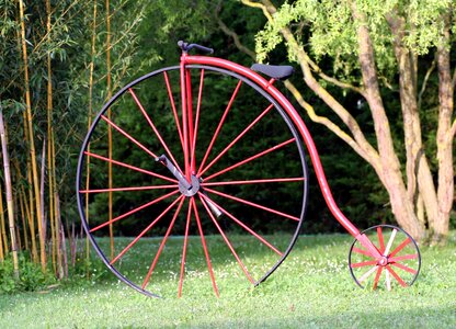 Draisienne wheels saddle