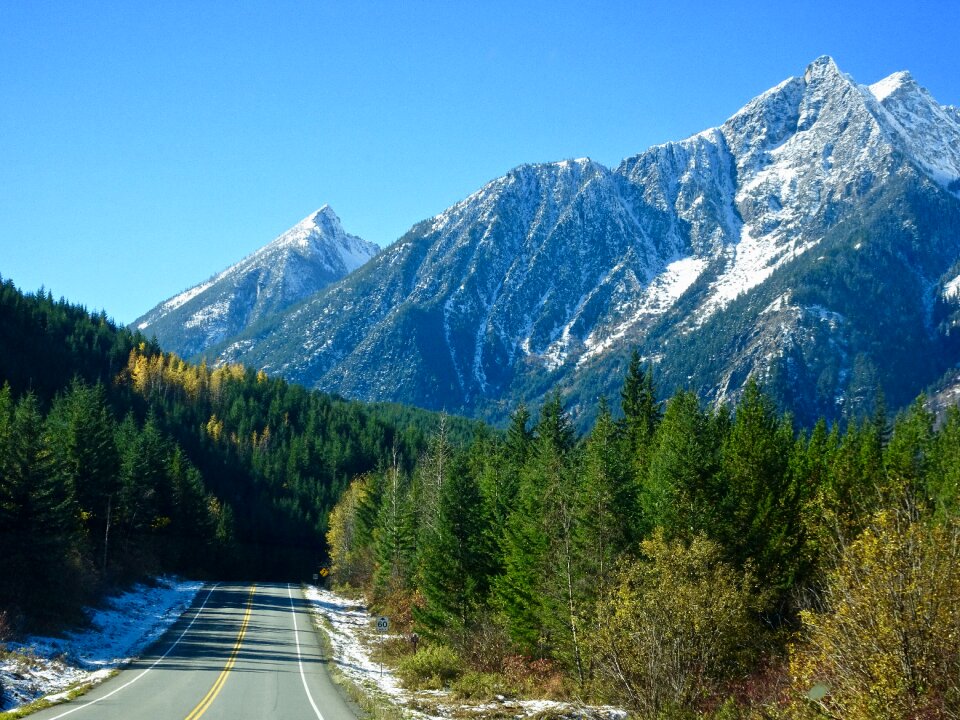 Wilderness travel landscape