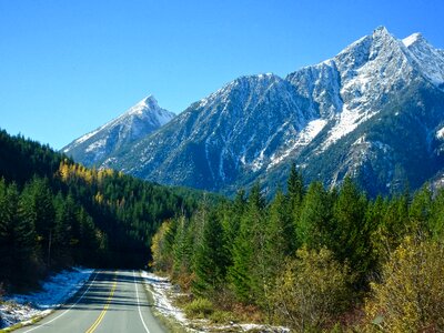 Wilderness travel landscape
