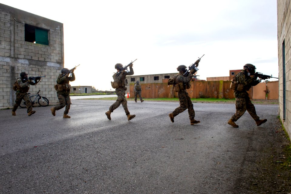 U.S. Marines Conduct Hand Grenade Training