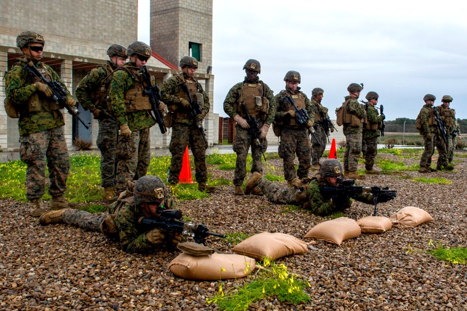 U.S. Marines Conduct Hand Grenade Training
