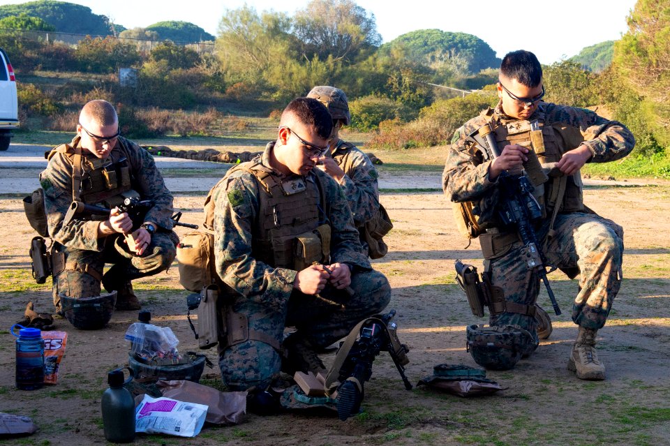 U.S. Marines Conduct Hand Grenade Training