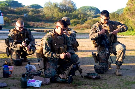 U.S. Marines Conduct Hand Grenade Training