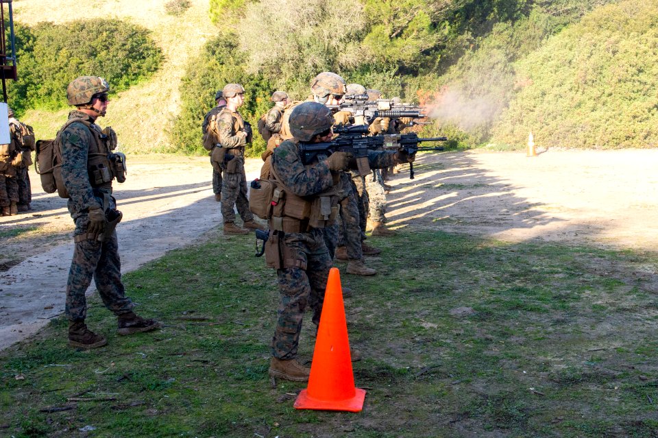 U.S. Marines Conduct Hand Grenade Training