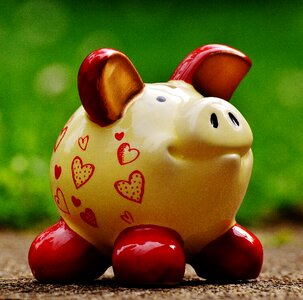 Ceramic save savings bank photo