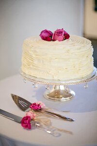 Wedding fancy birthday cake photo
