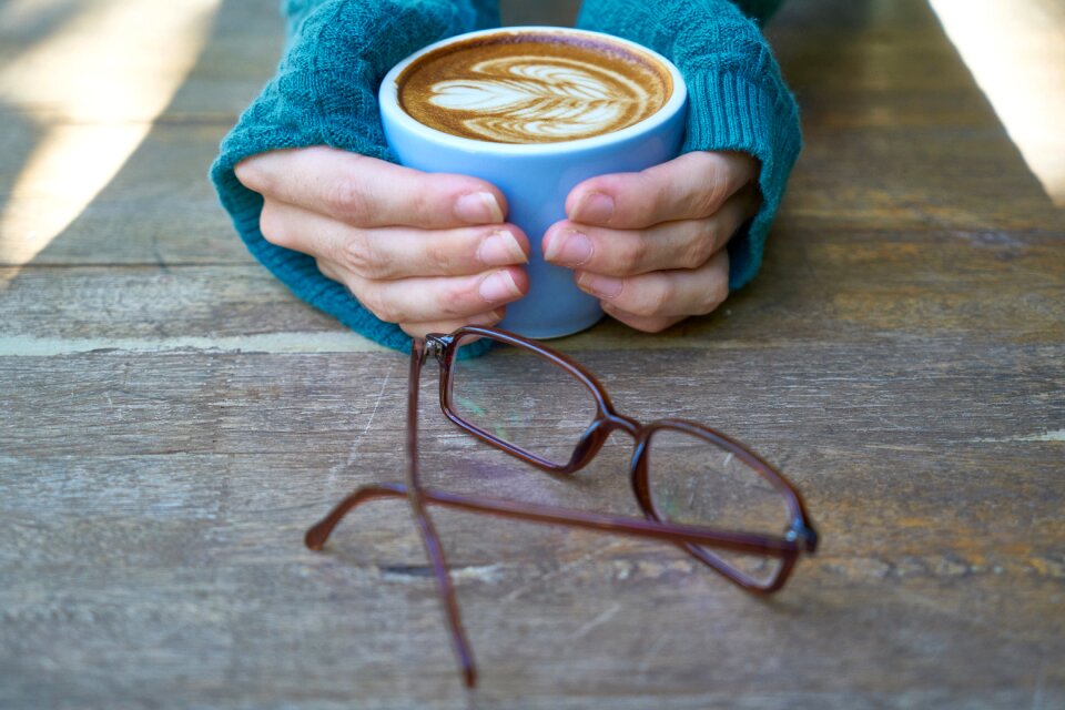 Caffeine cappuccino cup