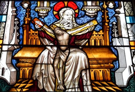 Glass church window