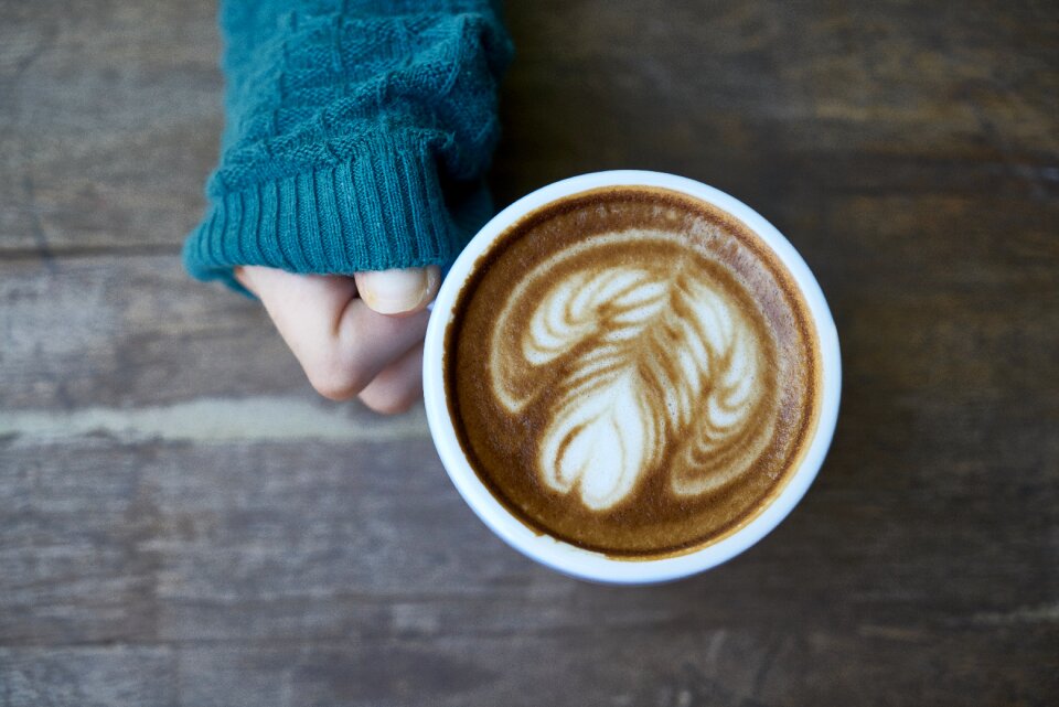 Coffee cup nutrition wood
