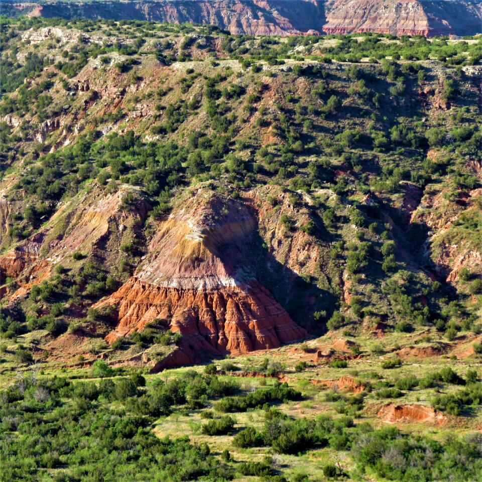 Palo duro canyon north texas red sand stone photo