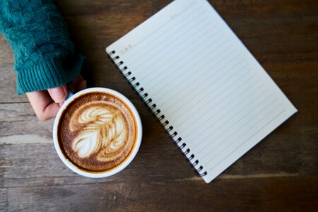 Coffee cup nutrition wood photo