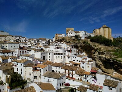 Spain setenil white houses
