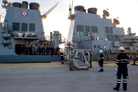 USS Roosevelt arrives in Rota, Spain photo