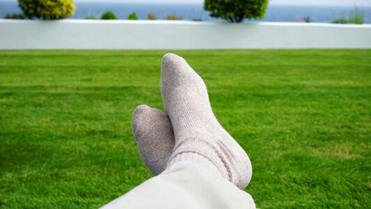 Comfortable leisure barefoot