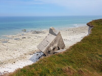 Bunker concrete bunker stone colossus photo